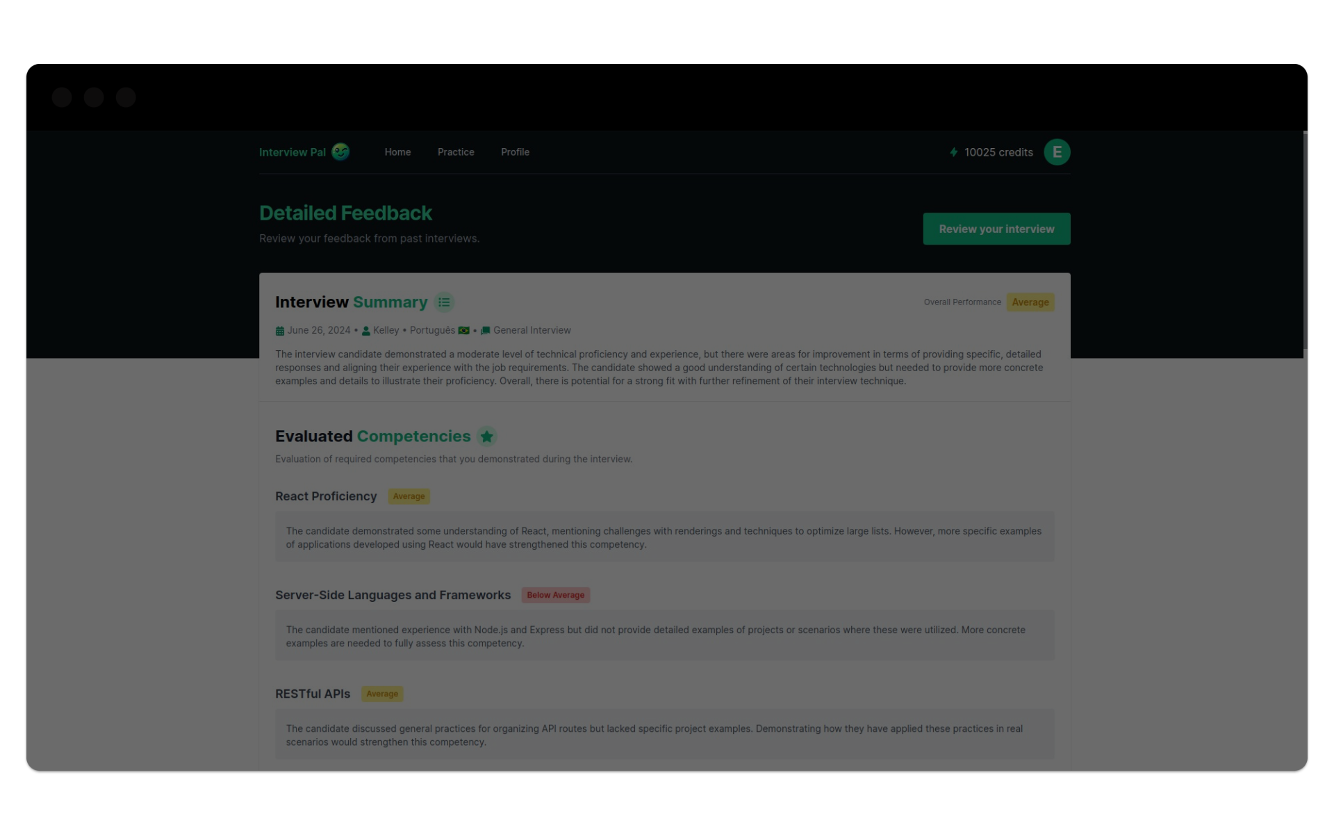 App screenshot
